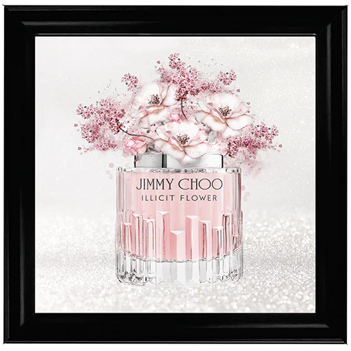 Mini Wall Art - Perfume Bottle - Illicit Flower