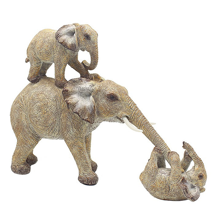 Home Decor - Elephant Playtime with Calves