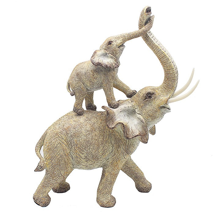 Home Decor - Elephant with Calf - Large