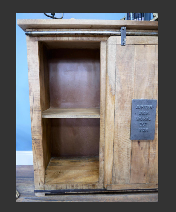 Special Offer - Storage - Industrial Cabinet made from iron and mango wood