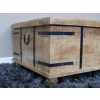 Special Offer - Storage - Large trunk / coffee table made from iron and mango wood