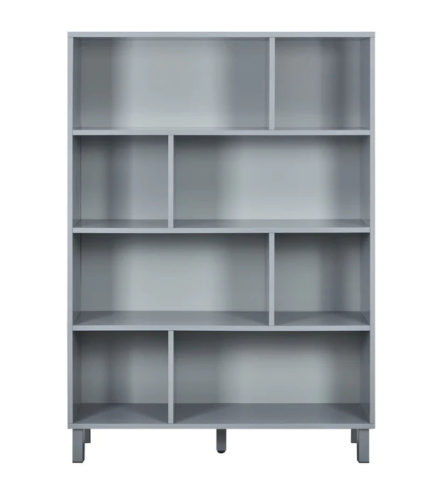 Furniture - High Gloss Grey - Bookcase - Milan