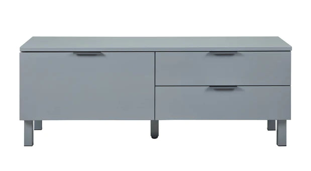 Furniture - High Gloss Grey - Small TV Cabinet - Milan