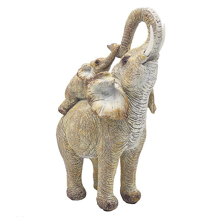 Home Decor - Elephant with Calf - Small