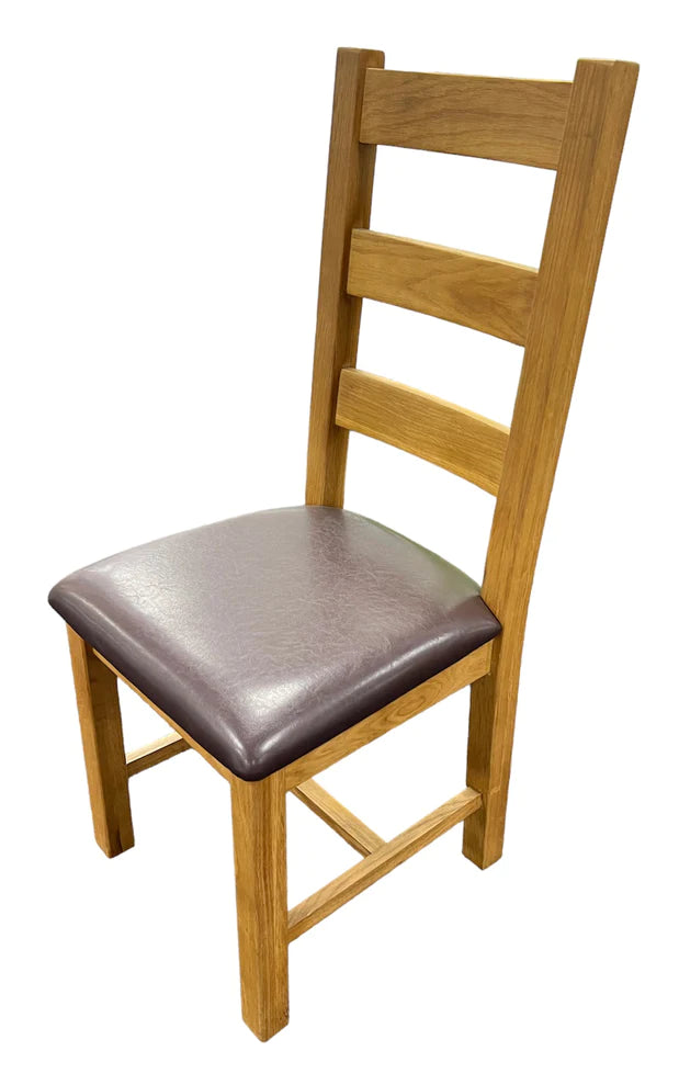 Furniture - Oak - Ladder Back Chair - Torino