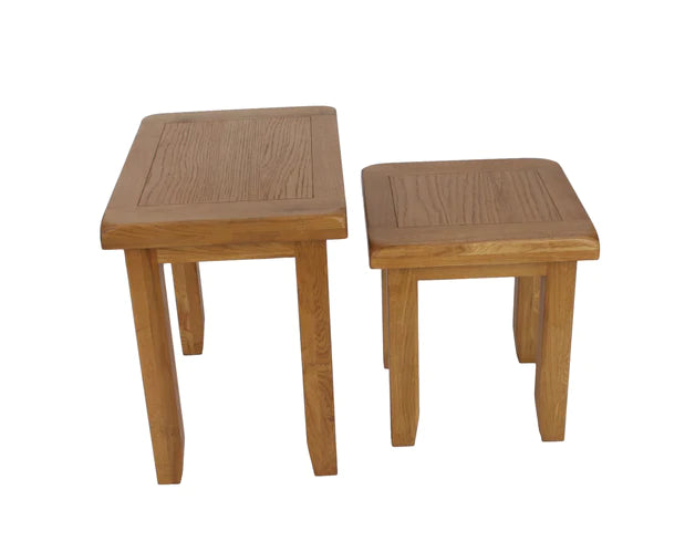 Furniture - Oak - Nest Of 2 Tables - Torino