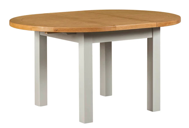 Furniture - Oak - Extending Round Dining Table - Lucca