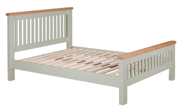 Furniture - Oak - 4'6" Double Bed - Lucca