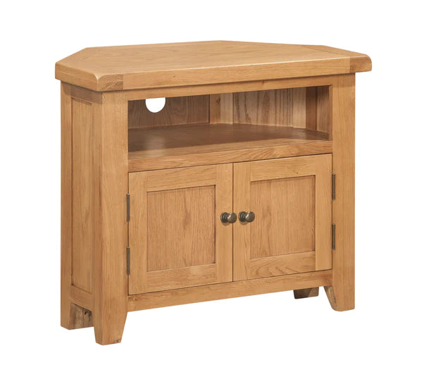 Furniture - Oak - Corner TV Unit - Torino