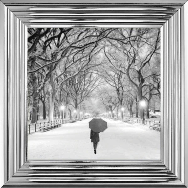 Glass Wall Art - Thinking Of You - Black and White