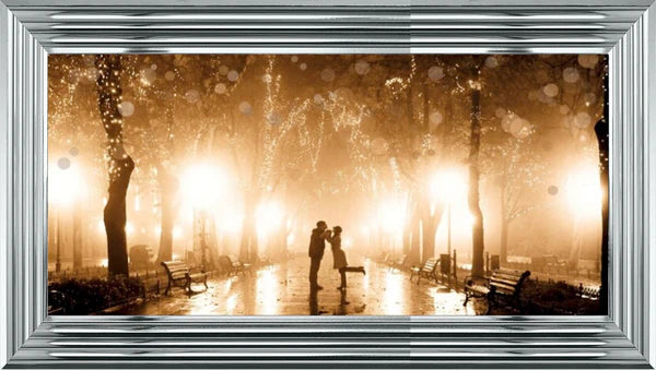 Glass Wall Art - Lovers Lane