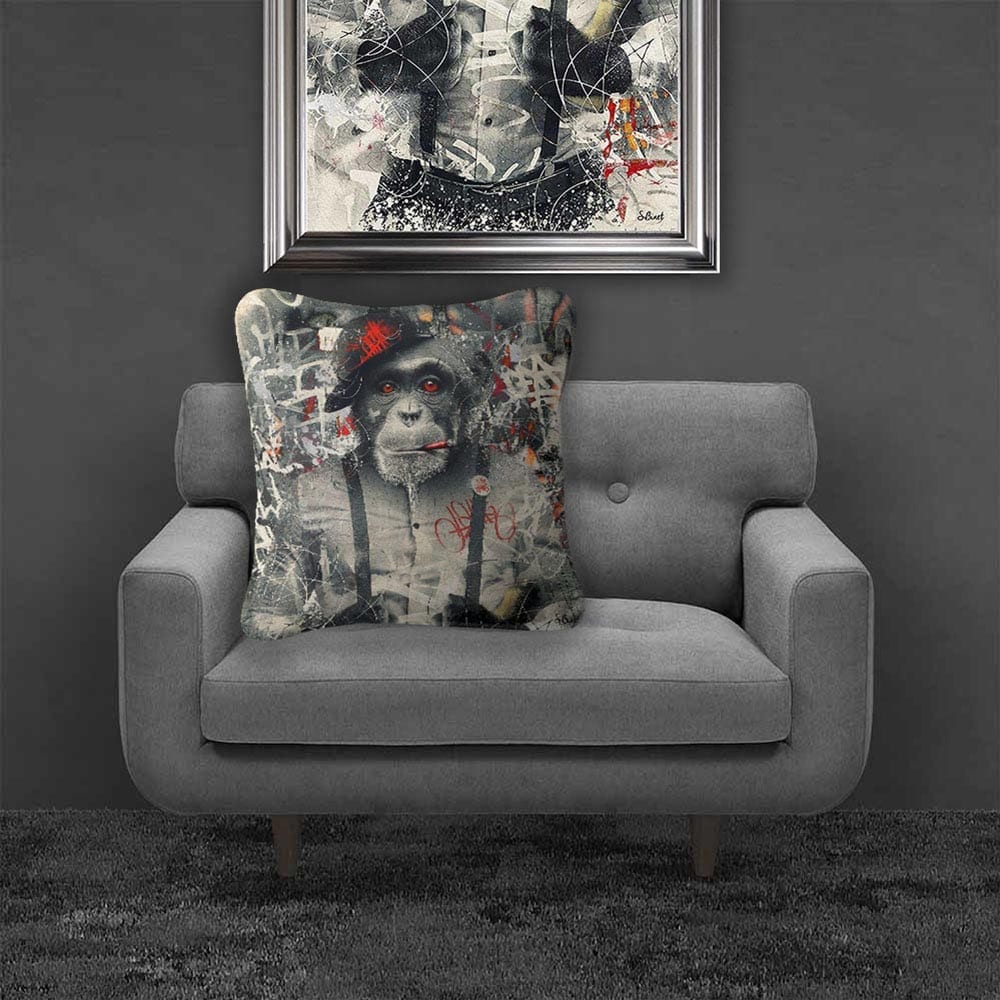 Sylvain Binet - Urban Monkey Cushion