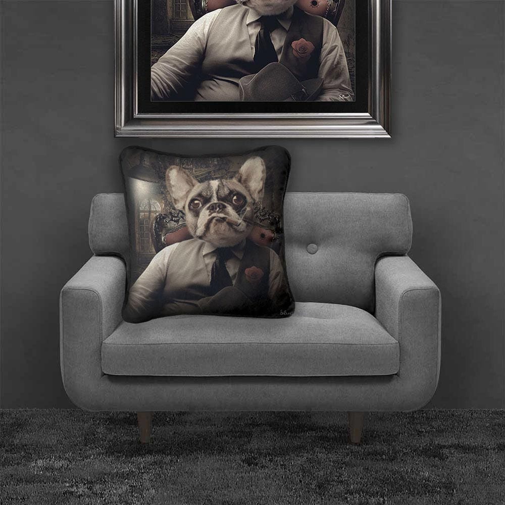 Sylvain Binet - Frenchie Mafia Cushion