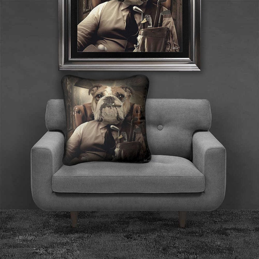 Sylvain Binet - Bulldog Mafia Cushion