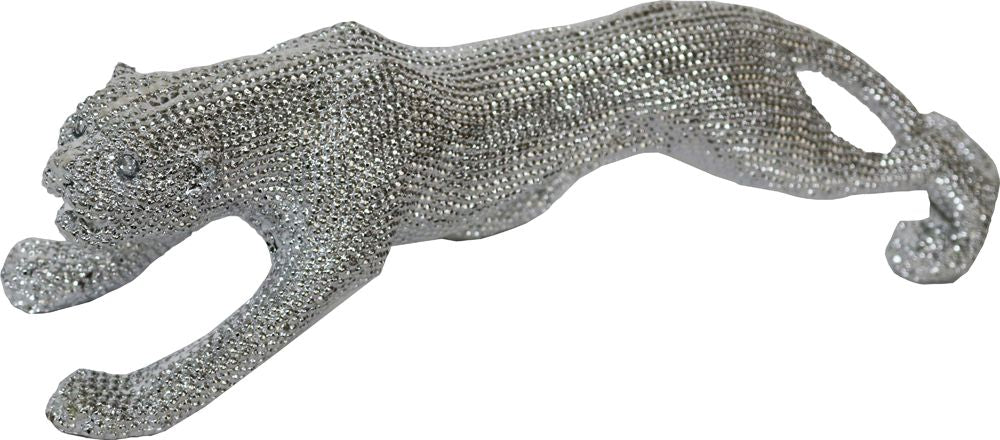 Home Decor - 24" Walking Electroplated Leopard