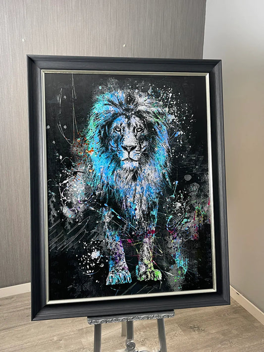 Over Varnish  -  Blue Lion Graffiti