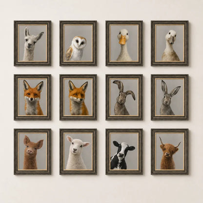 Curious Range Wall Art  -  Curious Highland Cow  -  Framed Wall Art