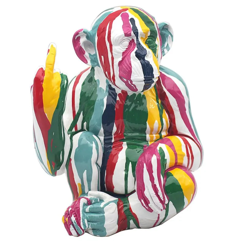 Home Decor  -  Drip Art Cheeky Monkey