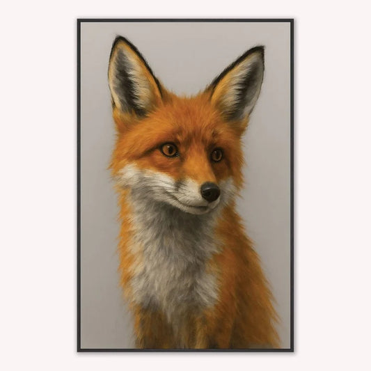 Curious Range Wall Art  -  Curious Fox  -  Framed Wall Art