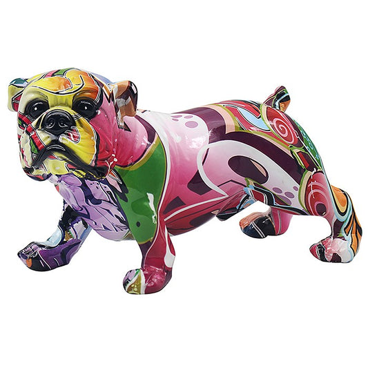 Home Decor  -  Graffiti Standing Bulldog