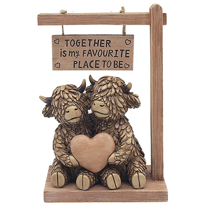 Home Decor  -  Highland Cow Together