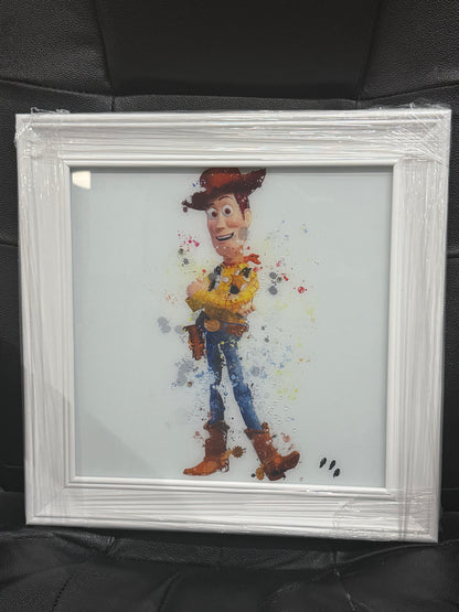 Glass Wall Art - Woody