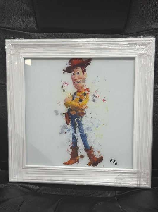 Glass Wall Art - Woody