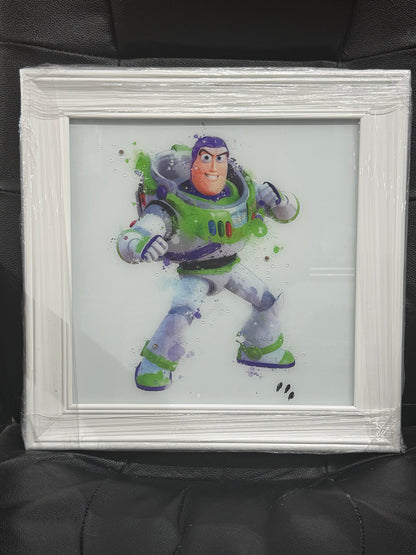 Glass Wall Art - Buzz Lightyear