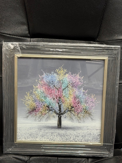 Glass Wall Art - Cherry Tree (Multi)