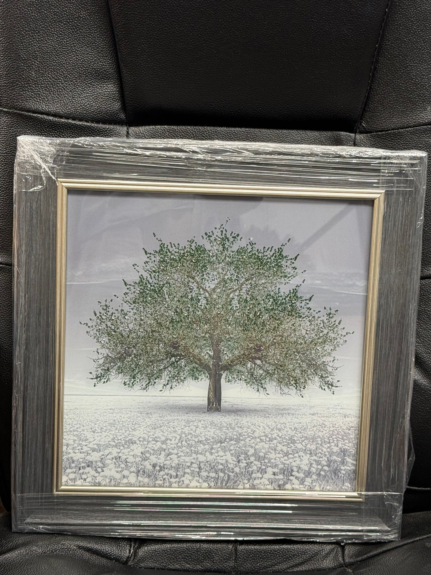 Glass Wall Art - Mini Cherry Tree (Green)