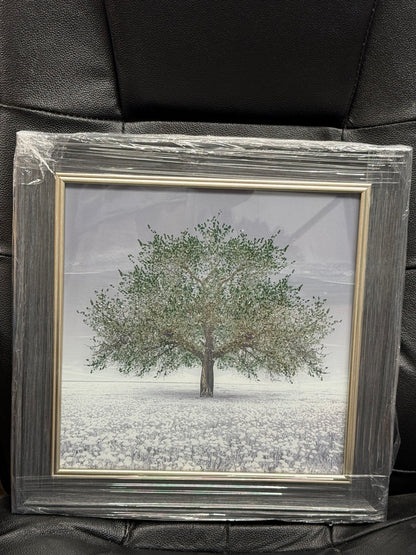 Glass Wall Art - Mini Cherry Tree (Green)
