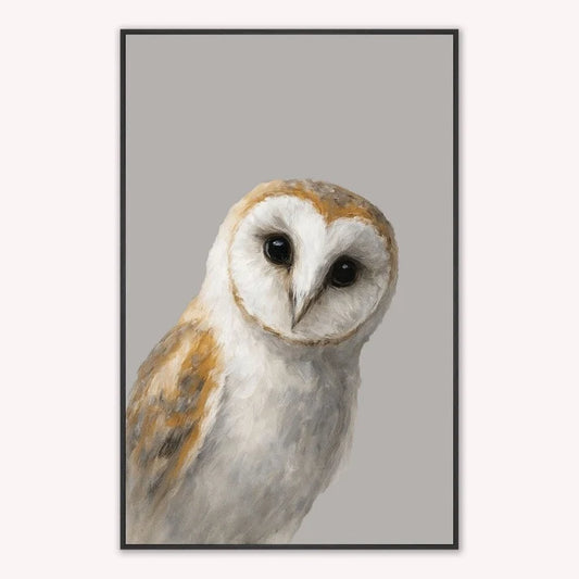 Curious Range Wall Art  -  Curious Owl  -  Framed Wall Art