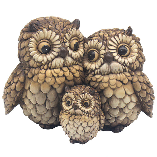 Home Decor -  Owl Family