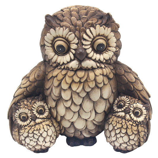 Home Decor -  Owl With Babies