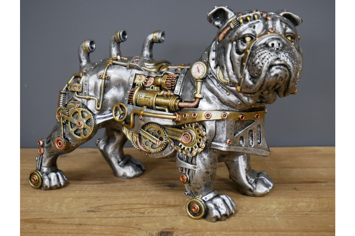 Home Decor  -  Steampunk Bulldog