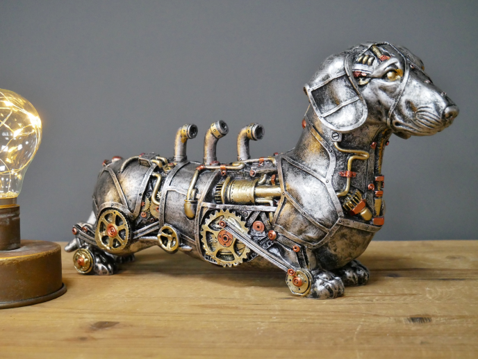 Home Decor  -  Steampunk Sausage Dog