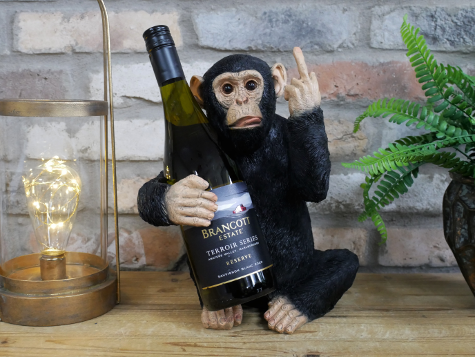 Home Decor  -  Up Yours Monkey Wine Holder No 1