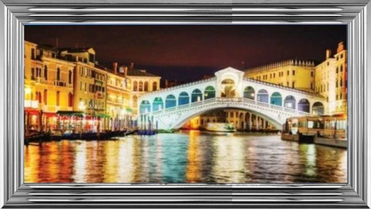 Glass Wall Art  -  Rialto Bridge