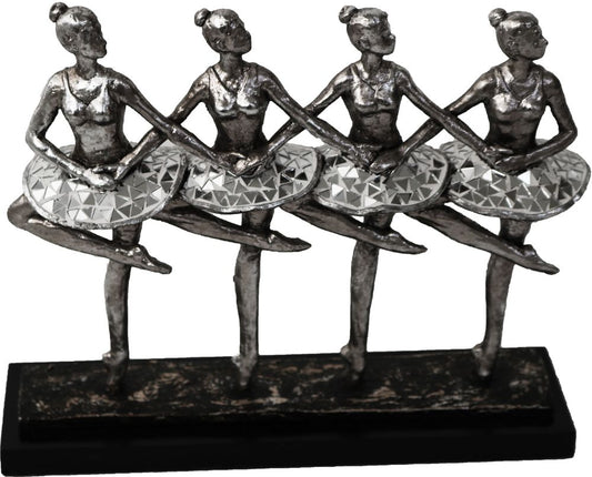 Home Decor  -  11.5" Four Ballerinas